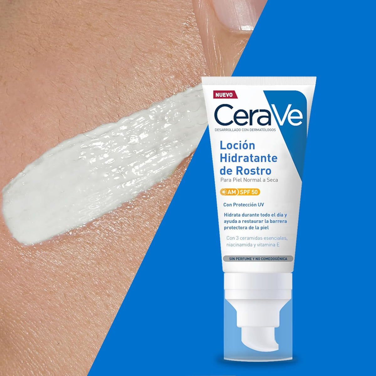 CERAVE LOCION HIDRATANTE ROSTRO SPF 50