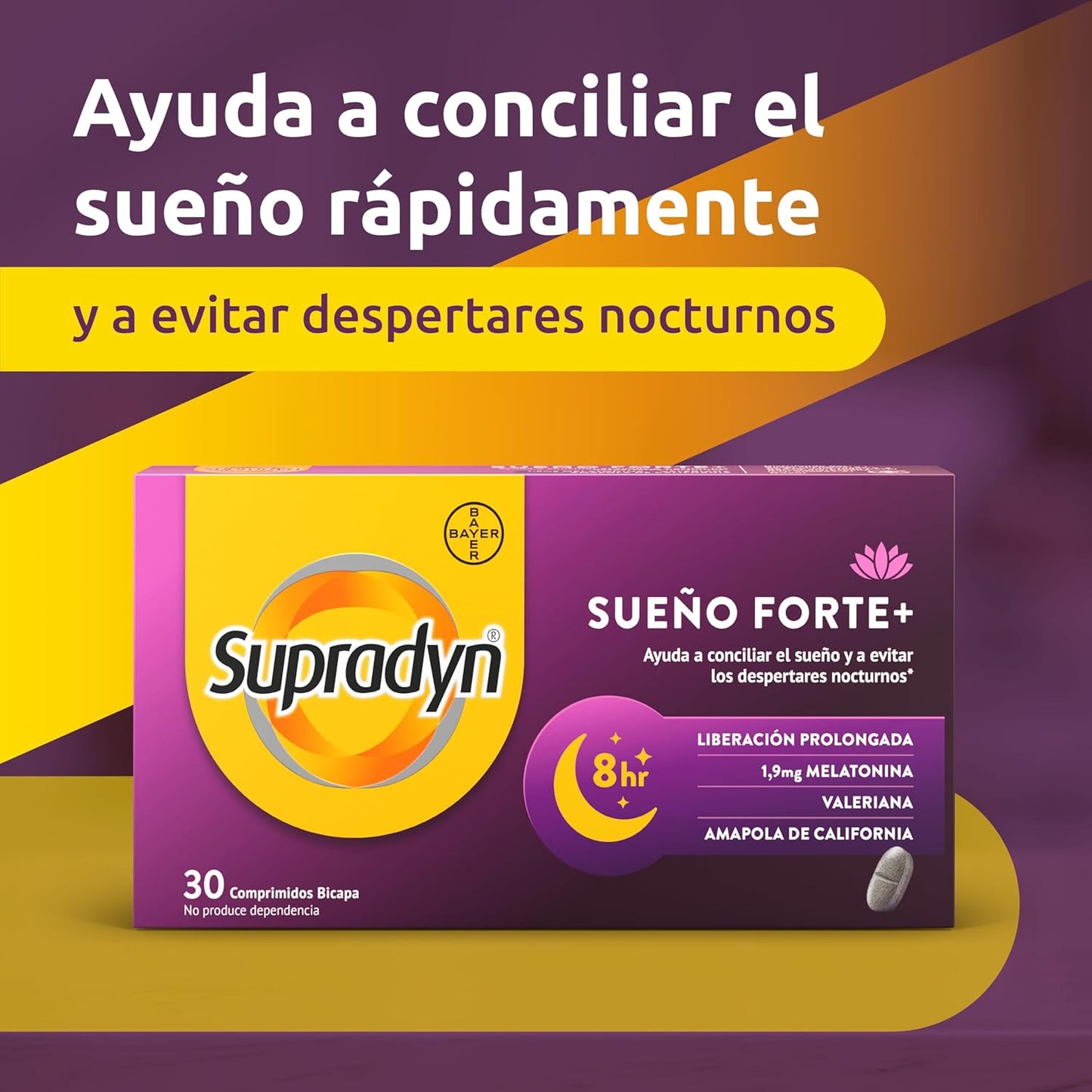 SUPRADYN SUEÑO FORTE+ 30 COMPRIMIDOS BICAPA