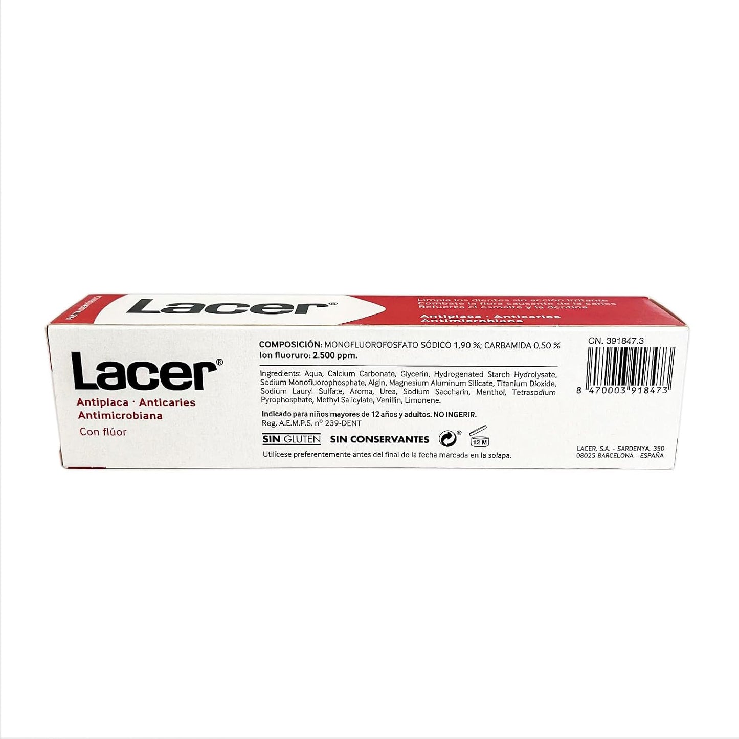 PASTA LACER DUPLO 2*125ML