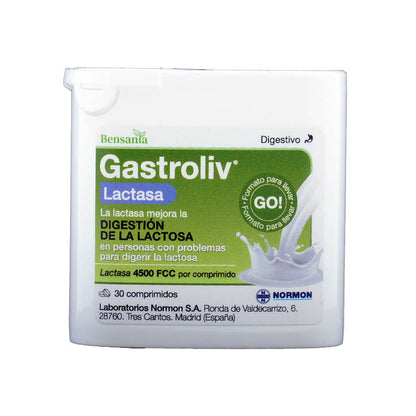 BENSANIA GASTROLIV LACTASA 4500 30 COMP