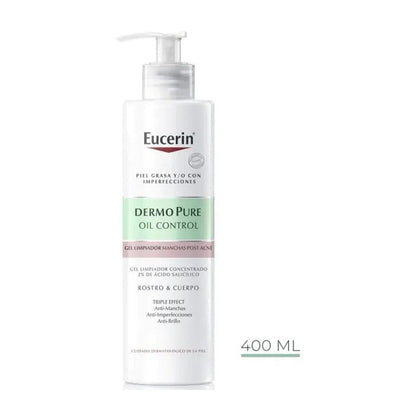 EUCERIN DERMOPURE GEL TRIPLE EFECTO 400ML