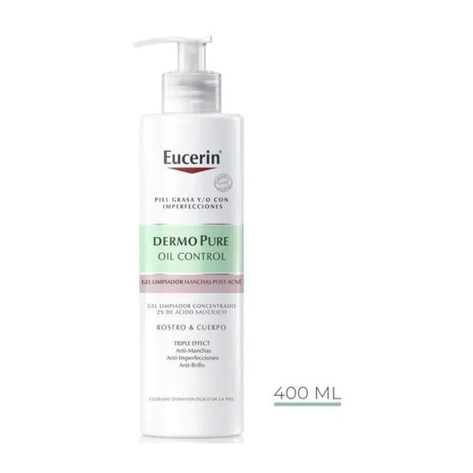 EUCERIN DERMOPURE GEL TRIPLE EFECTO 400ML