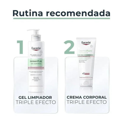 EUCERIN DERMOPURE GEL TRIPLE EFECTO 400ML