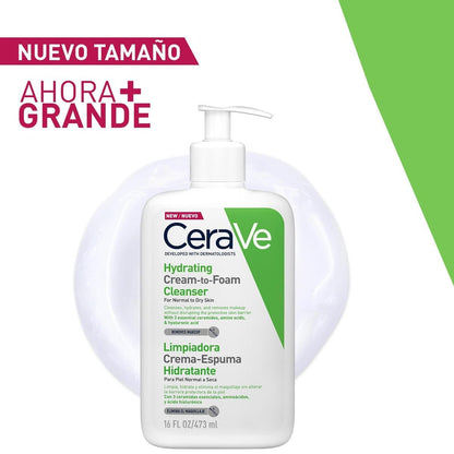 CERAVE GEL LIMPIADOR CREAM TO FOAM 473 ML