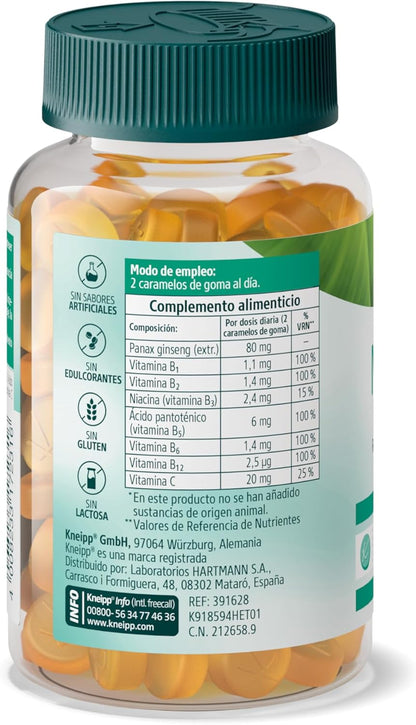 KNEIPP MEMORIA 60 GUMMIES SABOR PIÑA