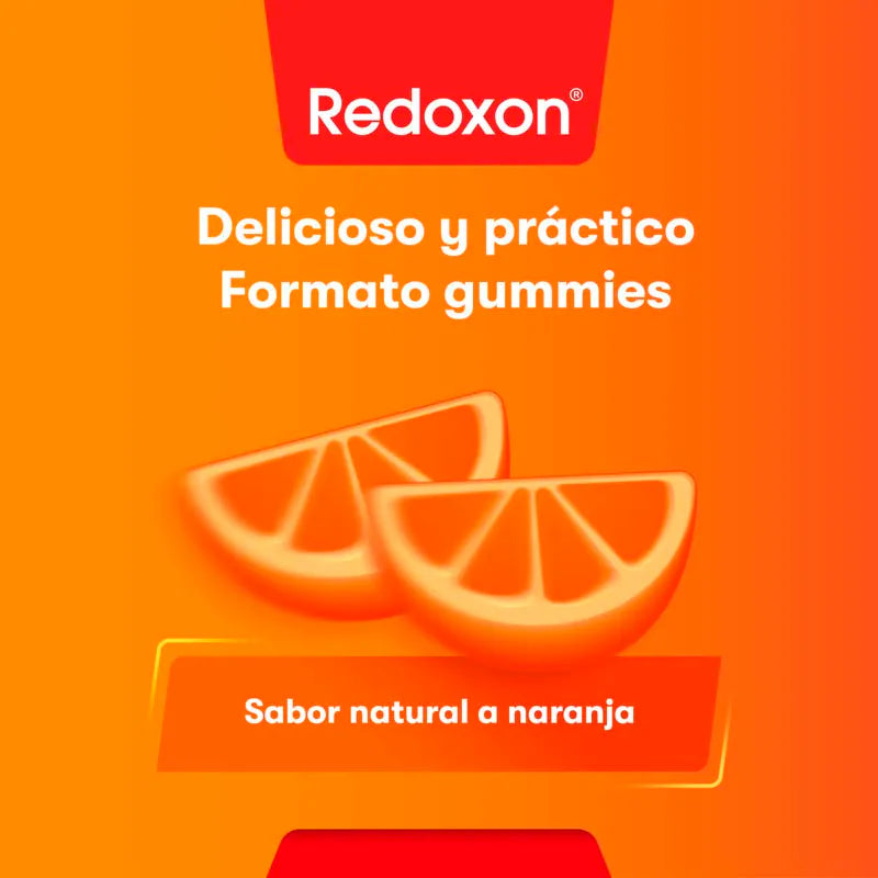 REDOXON ADVANCE DEFENSAS 60 GUMMIES SABOR NARANJA