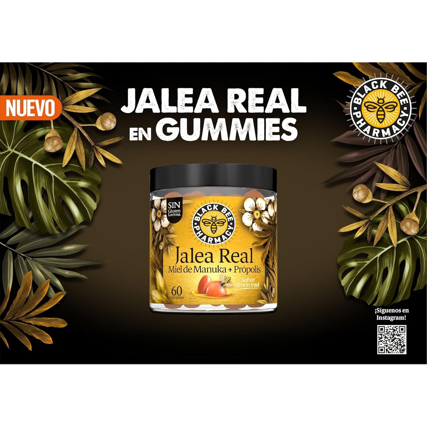 BLACK BEE 60 GUMMIES