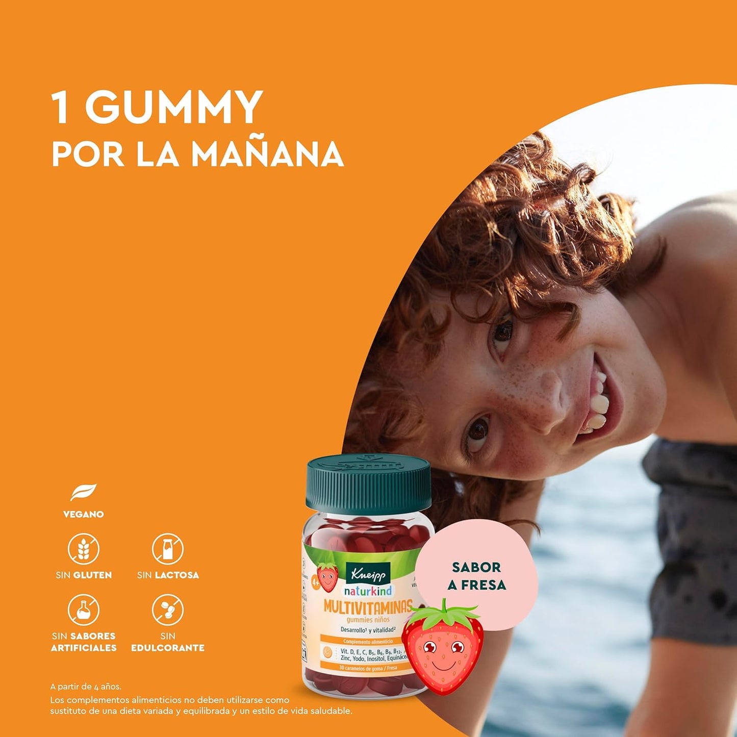 KNEIPP NIÑOS MULTIVITAMINICO 30 GUMMIES FRESA