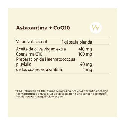 KOBHO ASTAXANTINA+COQ10 60 CAPSULAS