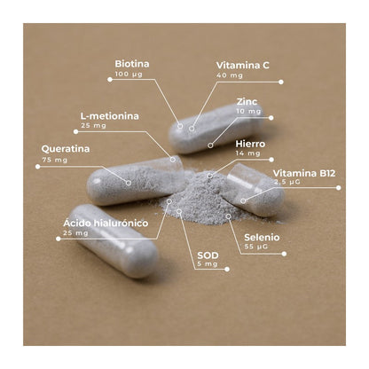 KOBHO HAIR &NAIL BOOSTER 60 CAPSULAS
