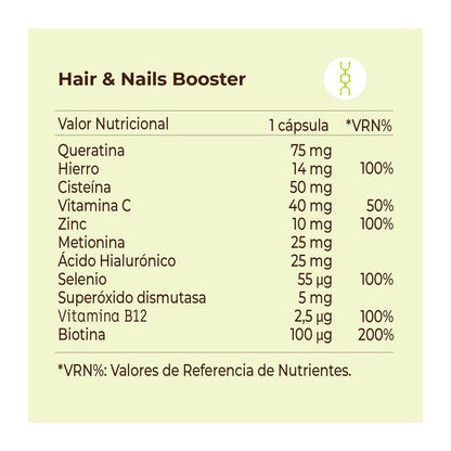 KOBHO HAIR &NAIL BOOSTER 60 CAPSULAS