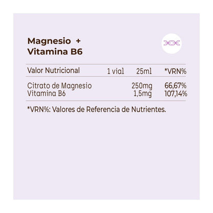 MAGNESIO+ VIT B6 20 VIALES KOBHO
