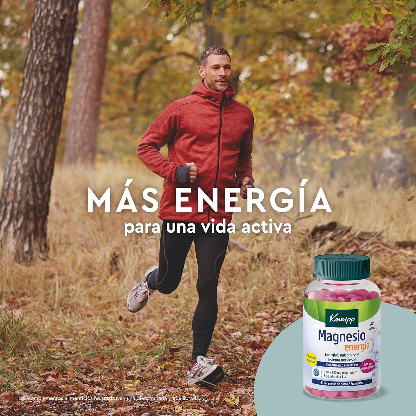 KNEIPP MAGNESIO ENERGIA 60 GUMMIES FRAMBUESA
