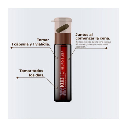 NEURO SLEEP 28 VIALES+CAPSULAS KOBHO