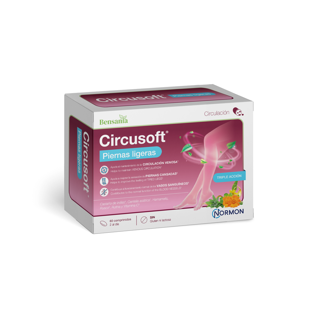 CIRCUSOFT PIERNAS LIGERAS 60 COMPRIMIDOS