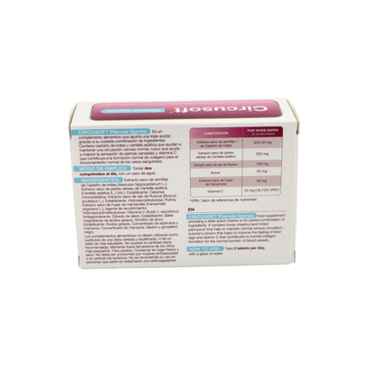 CIRCUSOFT PIERNAS LIGERAS 60 COMPRIMIDOS