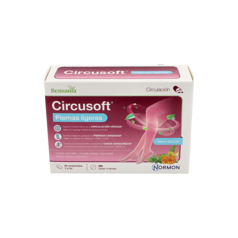 CIRCUSOFT PIERNAS LIGERAS 60 COMPRIMIDOS
