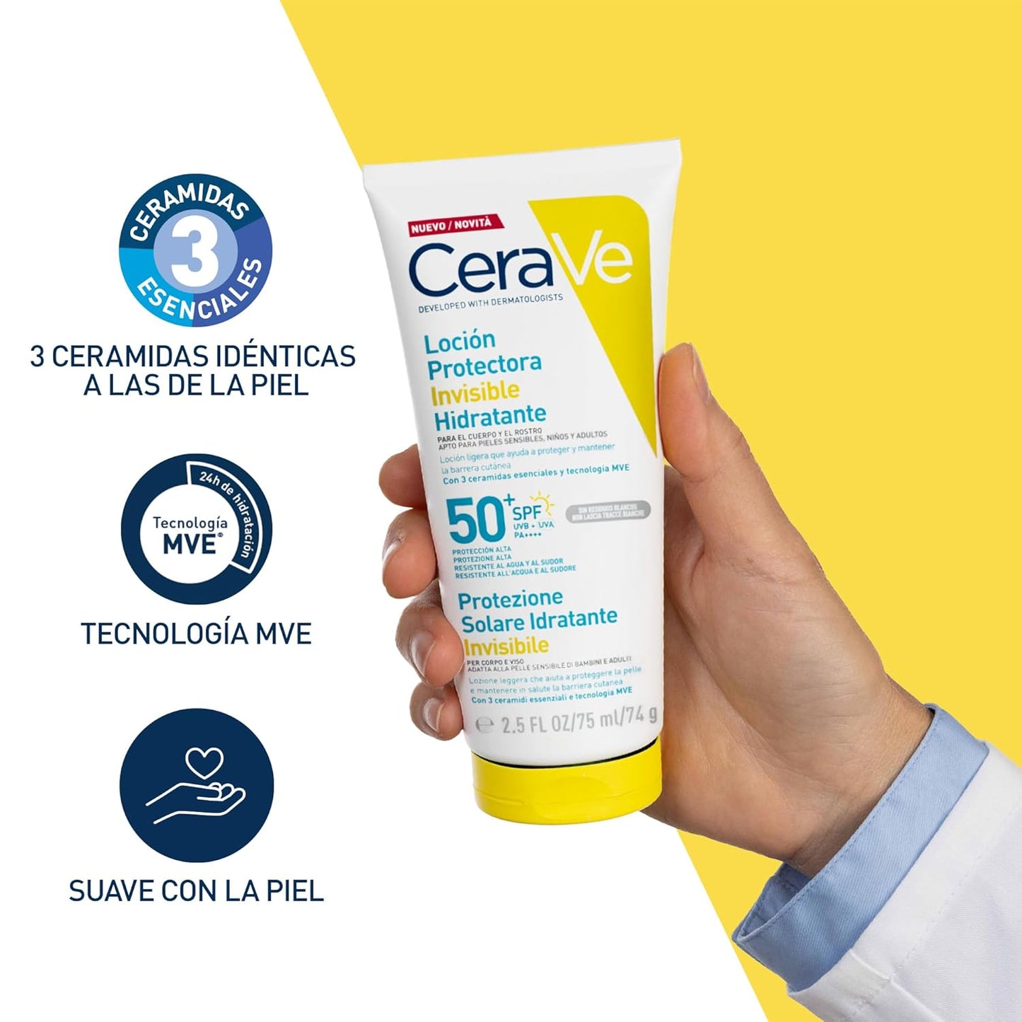CERAVE HYDRA SPF50 75 ML