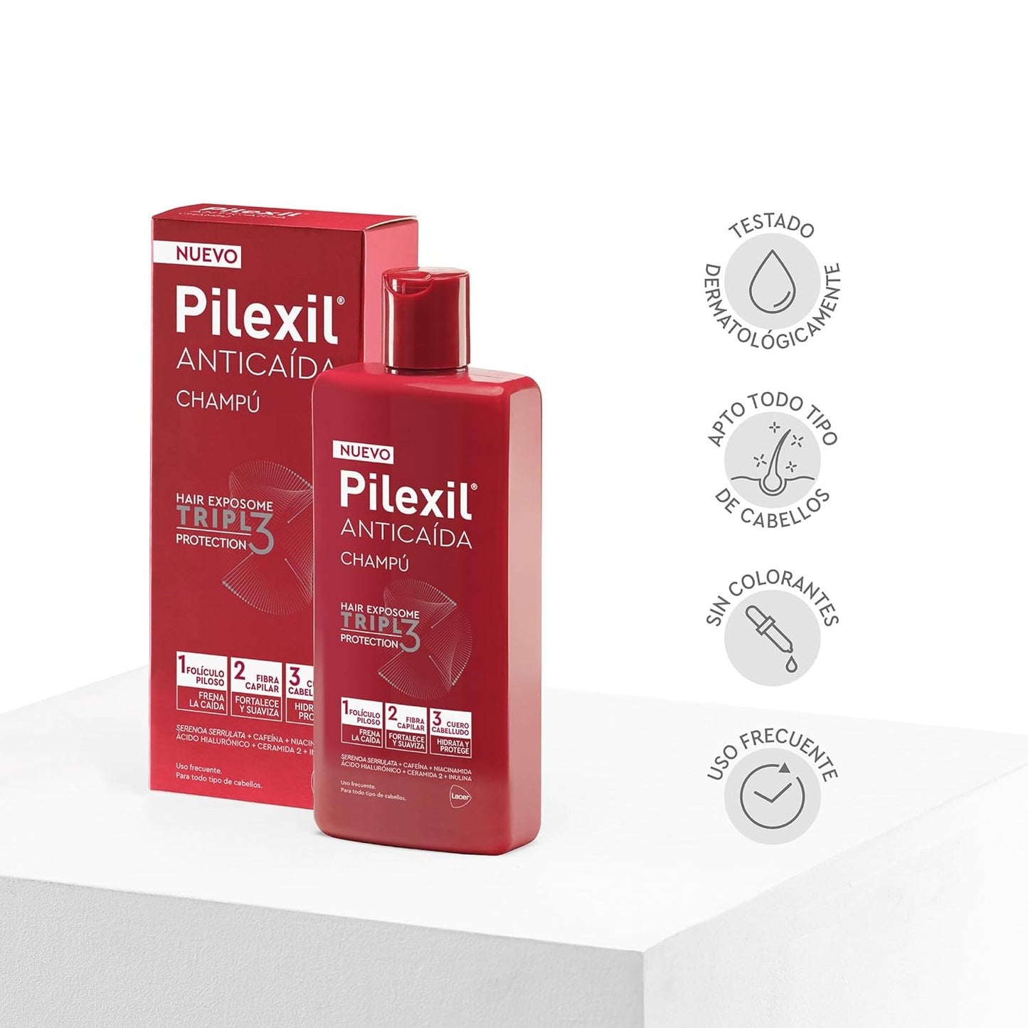 CHAMPU PILEXIL TRIPLE  ANTICAIDA 900ML