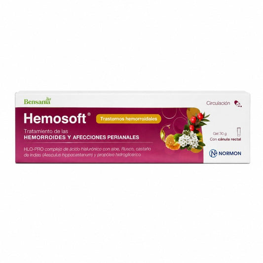 HEMOSOFT GEL TRASTORNOS HEMORROIDALES 30 GRAMOS