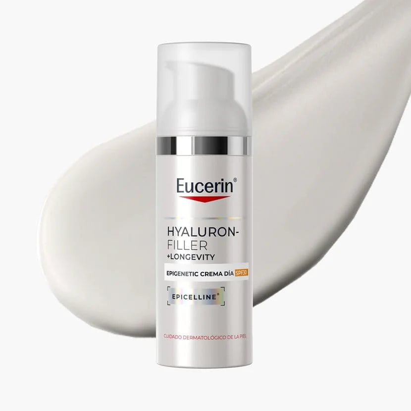 EUCERIN HYALURON-FILLER + LONGEVITY EPIGENETIC CREMA DÍA FPS 30