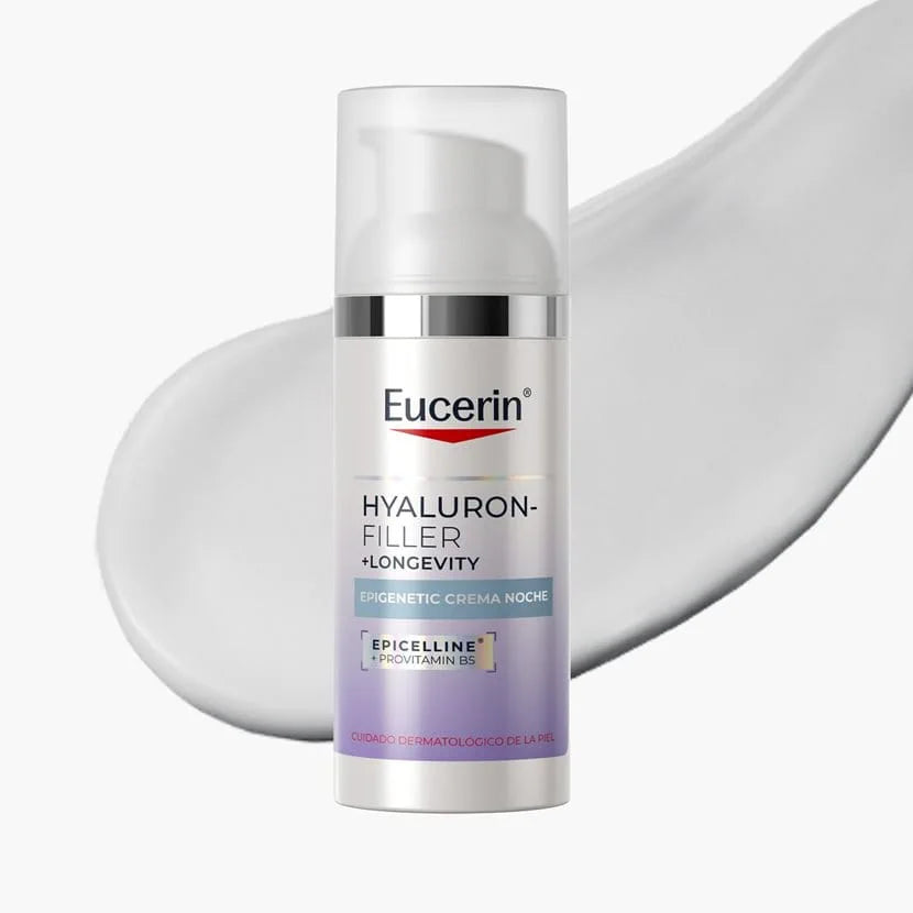 EUCERIN HYALURON-FILLER + LONGEVITY EPIGENETIC CREMA NOCHE