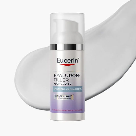 EUCERIN HYALURON-FILLER + LONGEVITY EPIGENETIC CREMA NOCHE