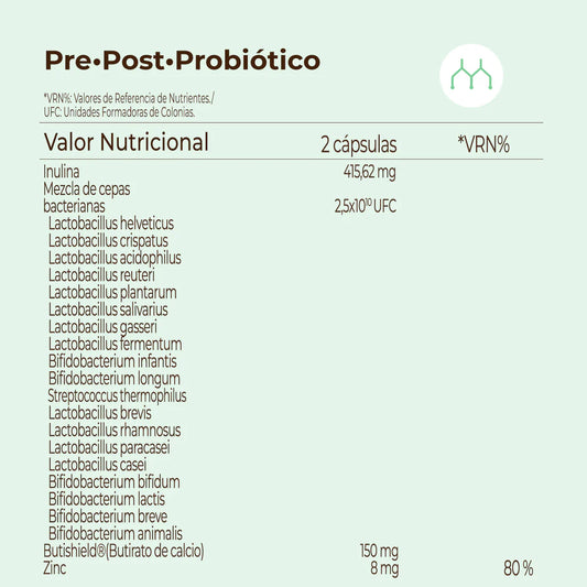 KOBHO PRE-POST PROBIOTIC 90 CAPSULAS