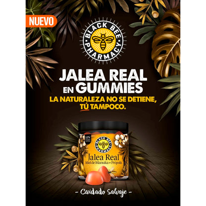 BLACKBEE JALEA REAL,MIEL DE MANUKA Y PROPOLIS 60 GUMMIES