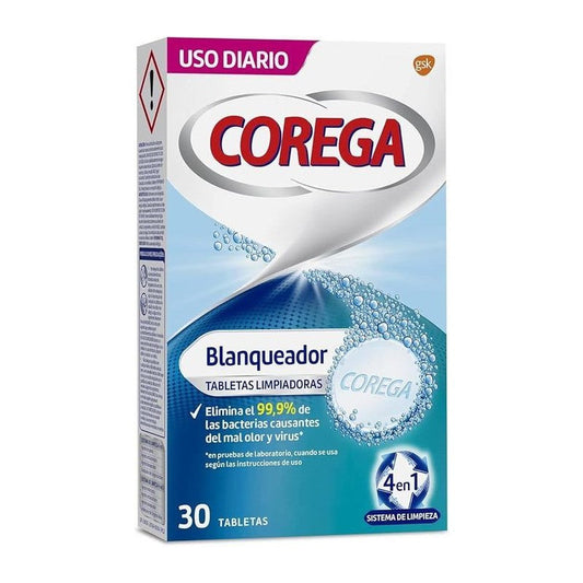 COREGA TABLETAS LIMPIADORAS 30 UNIDADES