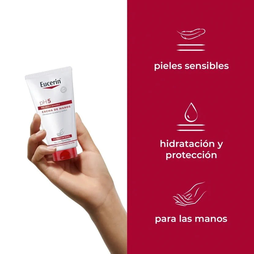 PH5 EUCERIN CREMA DE MANOS 75 ML.