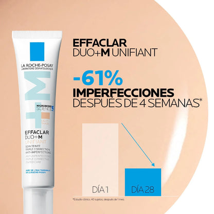 EFFACLAR DUO+M UNIFIANT COLOR CLARO