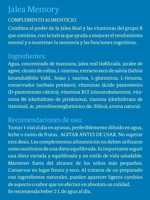 BLACKBEE JALEA REAL MEMORY 20 VIALES