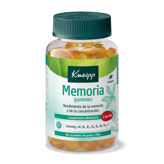 KNEIPP MEMORIA 60 GUMMIES SABOR PIÑA
