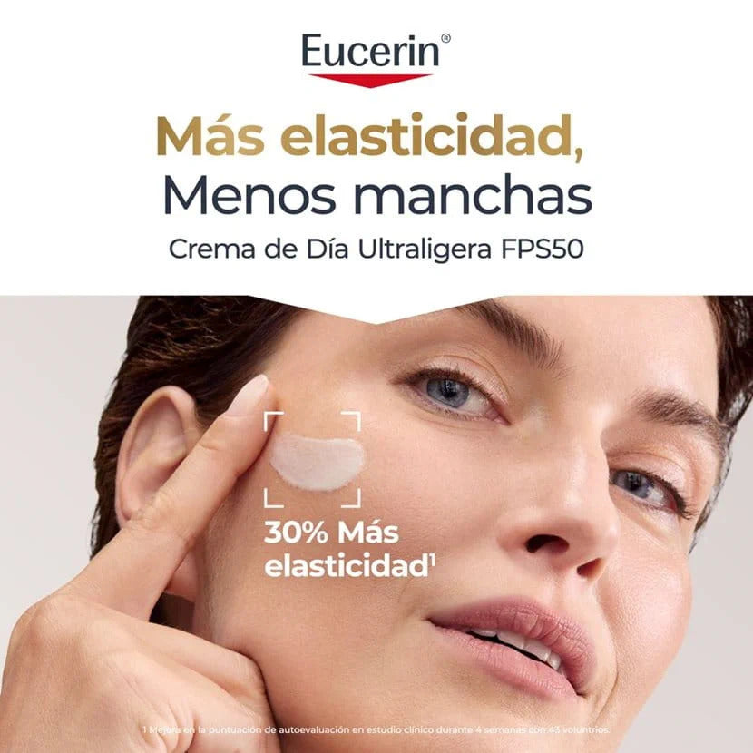 EUCERIN HYALURON FILLER ELASTICITY CREMA DE DIA ULTRALIGERA FPS 50 ANTI AGE 50 ML