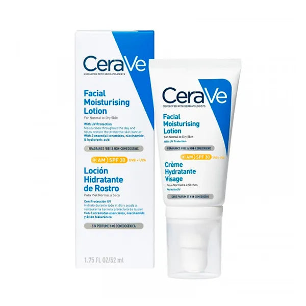 CERAVE LOCION HIDRATANTE ROSTRO SPF 30   52 ML