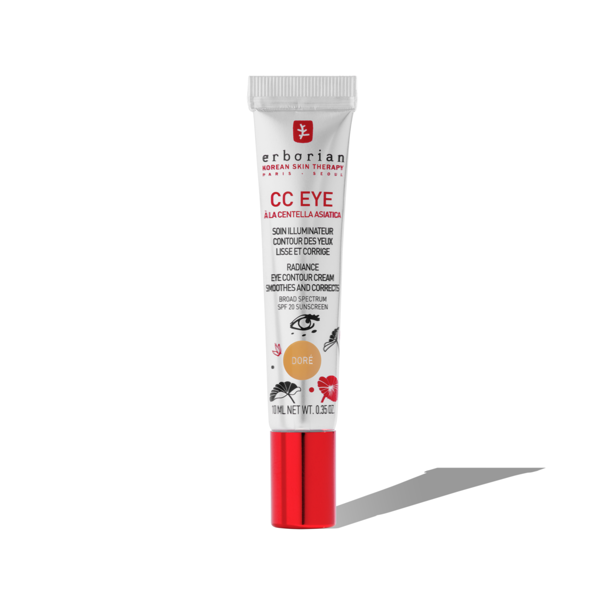 ERBORIAN CC EYE DORE  TRATAMIENTO PARA EL CONTORNO DE OJOS CON COLOR SPF 20  10ML