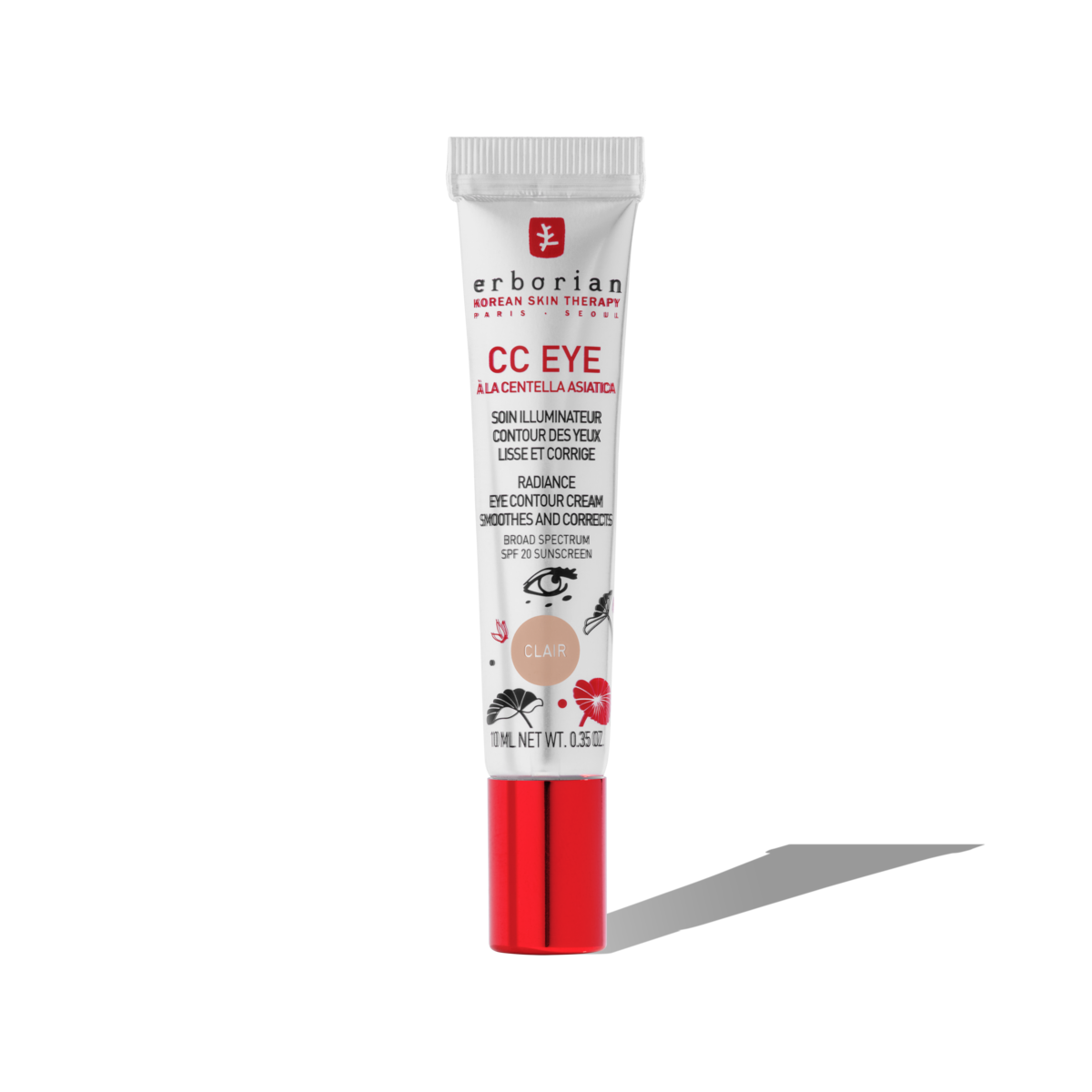 ERBORIAN CC EYE CLAIR  TRATAMIENTO PARA EL CONTORNO DE OJOS CON COLOR SPF 20  10ML