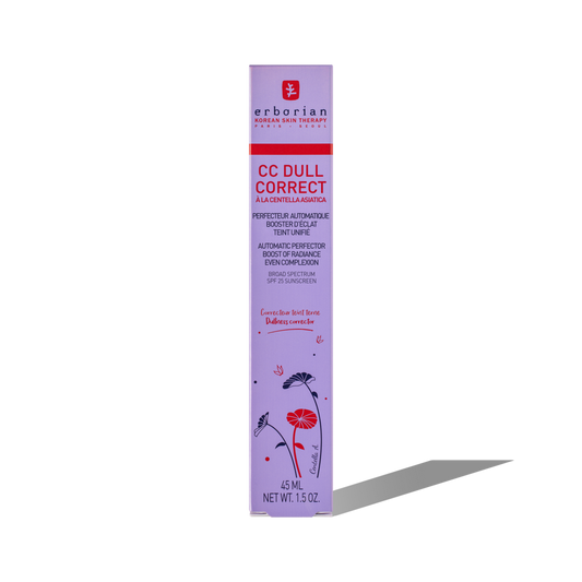 ERBORIAN CC DULL CORRECT TRATAMIENTO ILUMINADOR Y PERFECCIONADOR CON CENTELLA ASIATICA SPF25  45 ML