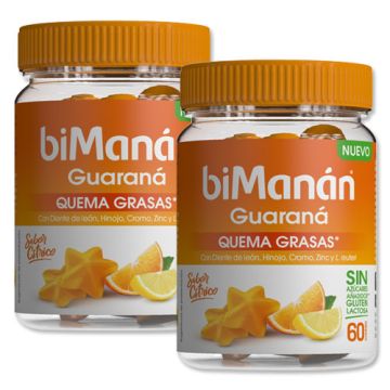 DUPLO BIMANAN GUMMIES QUEMAGRASAS GUARANÁ 60X2