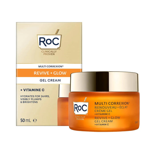 ROC REVIVE+GLOW SKINCARE CREMA GEL VITAMINA C 50ML