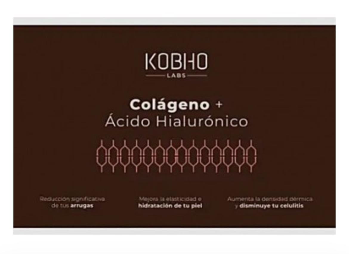 DUPLO KOBHO COLAGENO+ ACIDO HIALURÓNICO 2X 20 VIALES