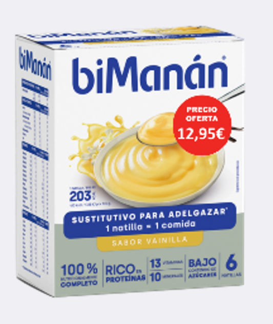BIMANAN BATIDOS VAINILLA 250 GR 5 UNIDADES