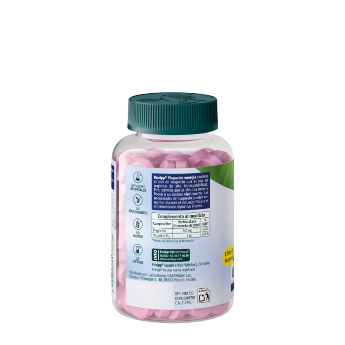 KNEIPP MAGNESIO ENERGIA 60 GUMMIES FRAMBUESA