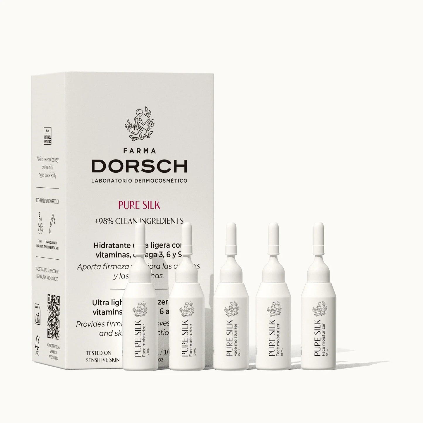 PURE SILK 5 AMPOLLAS FARMA DORSCH