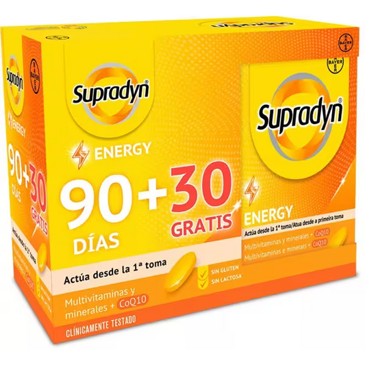 PACK SUPRADYN ENERGY 90+30 COMPRIMIDOS