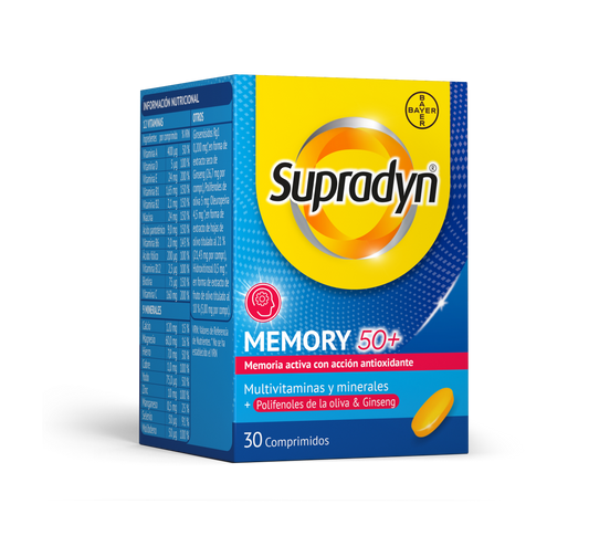 SUPRADYN MEMORY 50+ 30 COMPRIMIDOS