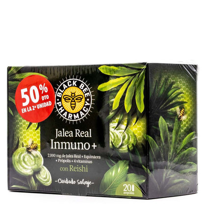 BLACKBEE JALEA REAL INMUNO PLUS DUPLO 2*20 VIALES