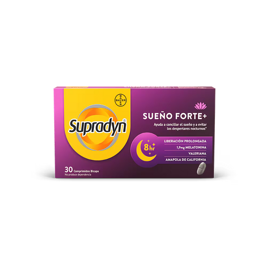 SUPRADYN SUEÑO FORTE+ 30 COMPRIMIDOS BICAPA