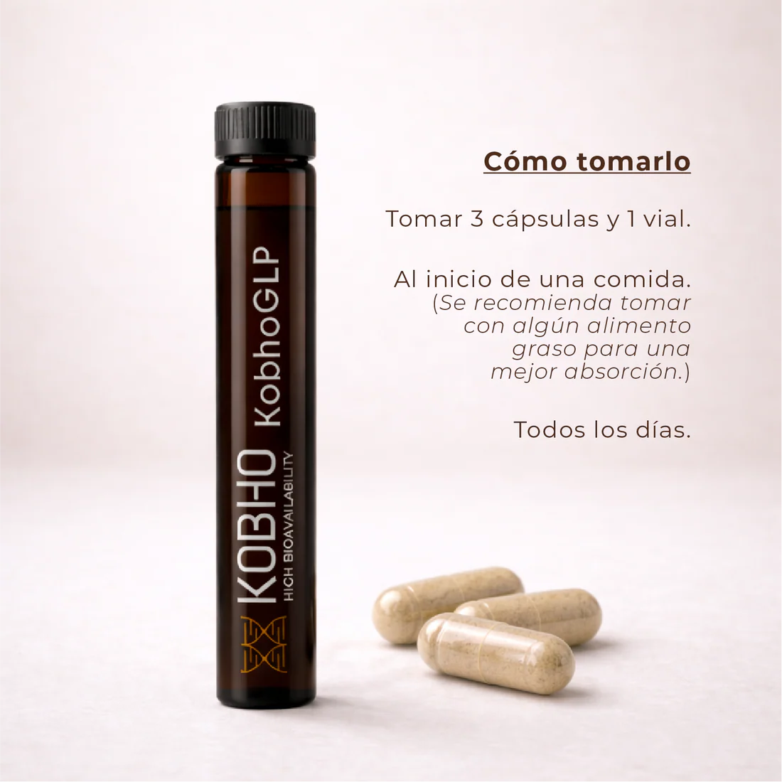 KOBHO GLP 30 VIALES 90 CAPSULAS